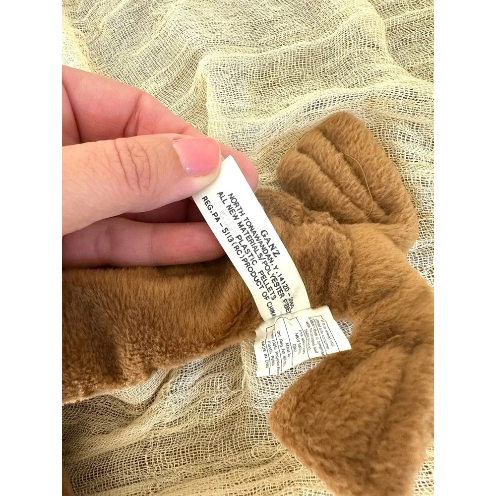 1996‎ Lenny Walrus by Ganz Floppies floppy bean bag plush vintage toy